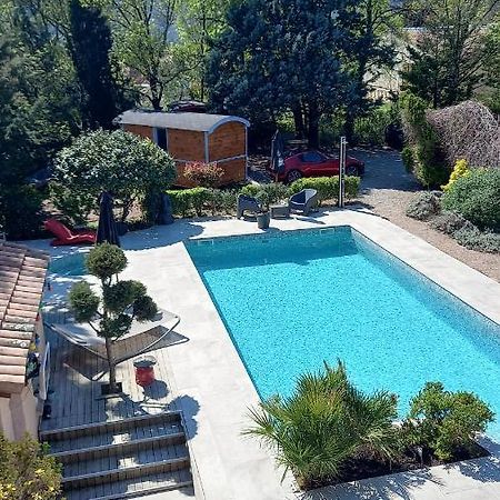 Villa La roulotte à Juju Le Bosc  Esterno foto